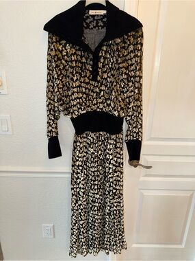 Tory Burch Ribbed Waist Dress